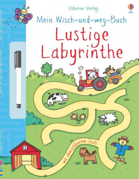 Usborne | Mein Wisch- und Weg- Buch: Lustige Labyrinthe