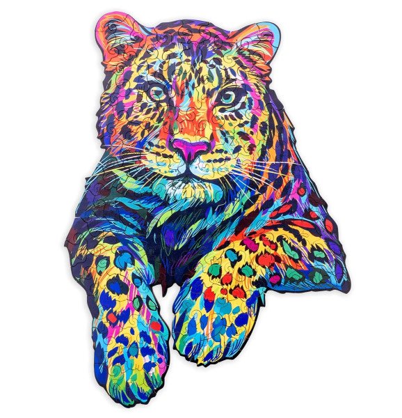Puzzle A3 "Tiger" aus Holz – 161 einzigartige Puzzleteile