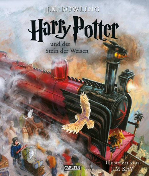 Carlsen | Harry Potter und der Stein der Weisen (vierfarbig illustrierte Schmuckausgabe) (Harry Potter 1)