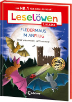 Loewe | Leselöwen 1. Klasse - Fledermaus im Anflug (Großbuchstabenausgabe) | Wiechmann, Heike