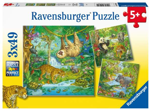 Ravensburger | Im Urwald 3x49p | 05180