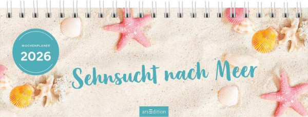 arsEdition | Tischkalender Sehnsucht nach Meer 2026 | 