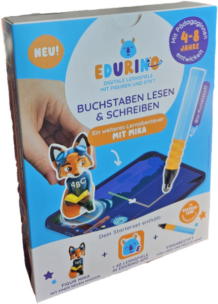 Edurino | Starterset Mika | ABC: Die Buchstaben ab 4 | Stufe 2