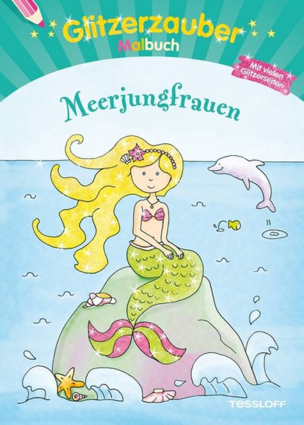 Carletto | Glitzerzauber Malbuch Meerjungfrauen |