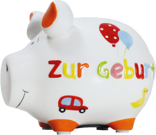 KCG | Sparschwein-Zur Geburt | Farbe variiert | 100867