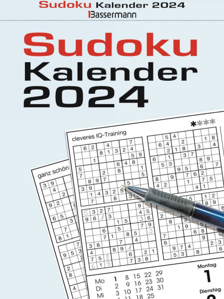 Bassermann | Sudokukalender 2024. Der beliebte Abreißkalender mit 800 Zahlenrätseln | Krüger, Eberhard