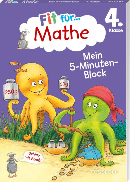 Tessloff Verlag Ragnar Tessloff GmbH & Co. KG | Fit für Mathe 4. Klasse. Mein 5-Minuten-Block | Zenker, Werner