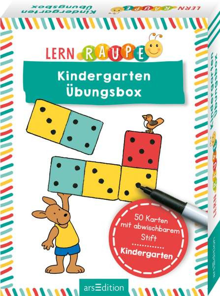 arsEdition | Lernraupe – Kindergarten-Übungsbox | 