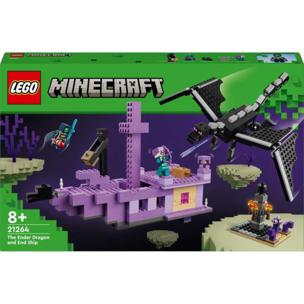 LEGO® | Minecraft™  Der Enderdrache und das Endschiff | 21264