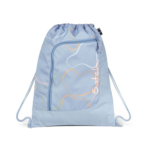satch Gym Bag | Vivid Blue | light blue, rose, orange