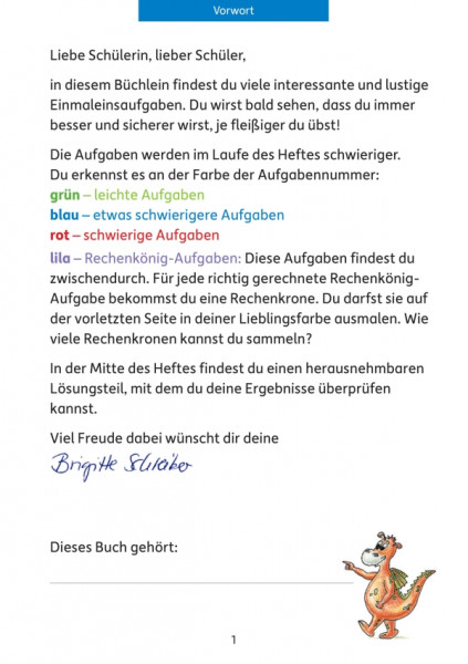 Hauschka Verlag | Einmaleins Mathematik 2./3. Klasse | 652