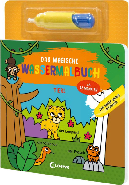 Loewe | Das magische Wassermalbuch - Tiere | 