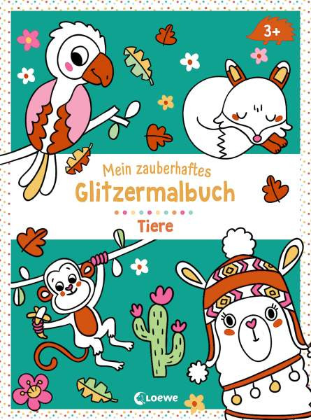 Loewe | Mein zauberhaftes Glitzermalbuch - Tiere
