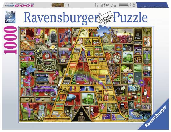 Ravensburger Puzzle | Awesome Alphabet A | 1000 Teile