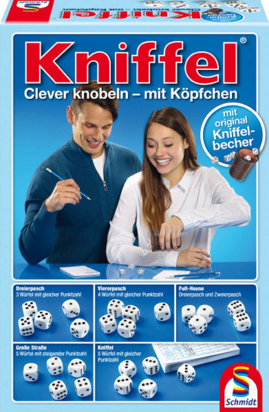 Schmidt Spiele | Kniffel, Clever knobeln - mit Köpfchen | 49030