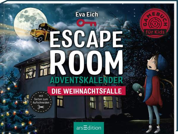 arsEdition | Escape Room. Die Weihnachtsfalle. Ein Gamebuch-Adventskalender für Kinder | Eich, Eva