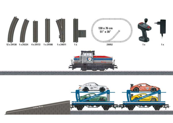 Märklin |  H0  Start up - Startpackung Autotransportzug | 29952