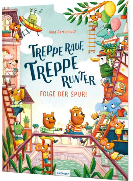 Esslinger in der Thienemann-Esslinger Verlag GmbH | Treppe rauf, Treppe runter – Folge der Spur! | 
