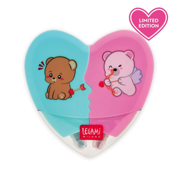 Legami | 2-IN-1 HIGHLIGHTER - HEARTLIGHTER - HEART | HSH0001
