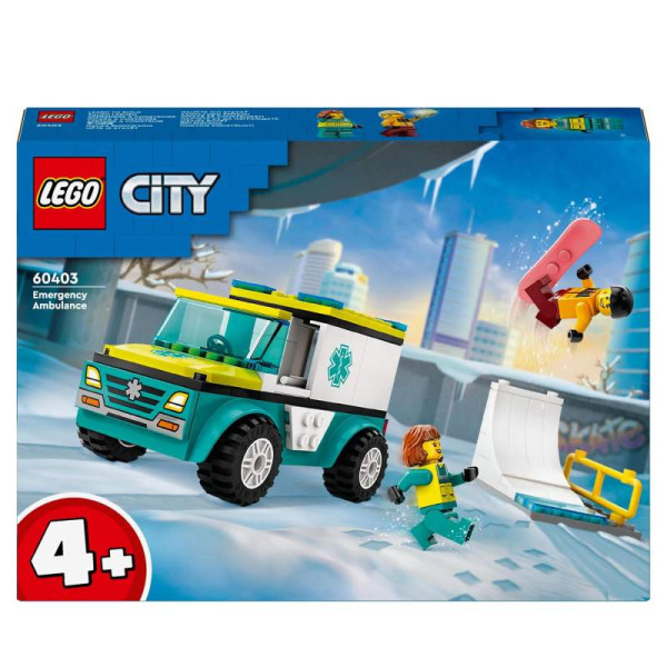 LEGO® | City  Rettungswagen und Snowboarder | 60403