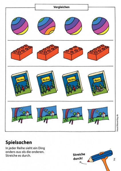 Hauschka | Vorschulblock - Konzentration u. Wahrnehmung ab 5 Jahre