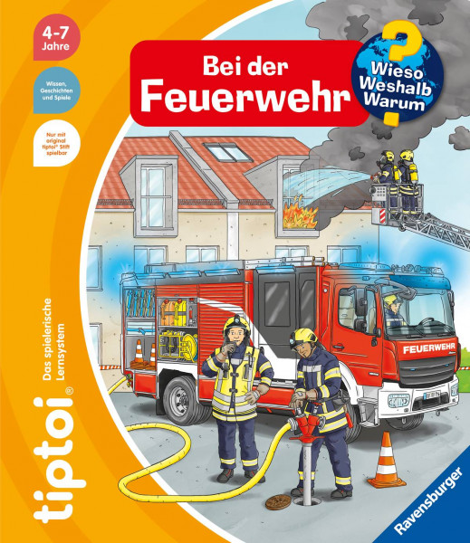 Ravensburger Verlag GmbH | tiptoi® Wieso? Weshalb? Warum? Bei der Feuerwehr | Flucht, Daniela