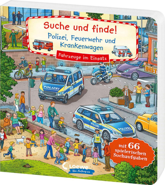 Loewe | Suche und finde! Polizei, Feuerwehr und Krankenwagen | 