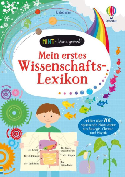 Usborne | MINT – Wissen gewinnt! Mein erstes Wissenschafts-Lexikon | Gillespie, Lisa Jane; Khan, Sarah