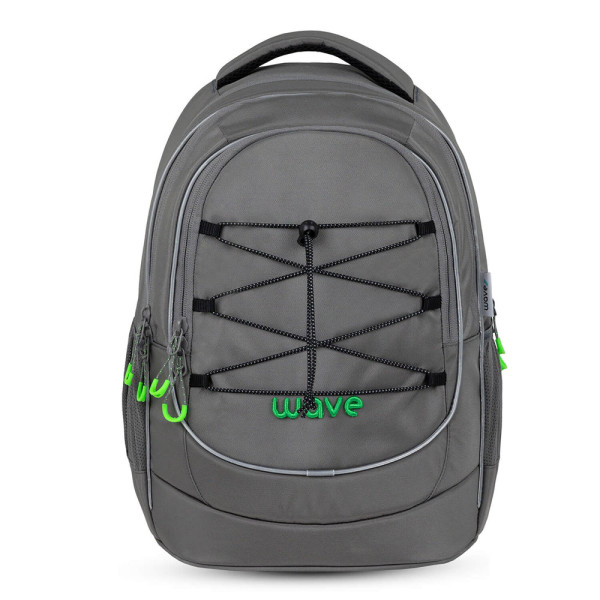 Belmil | Wave Boost Schulrucksack "Lime Grey" | 338-90/29