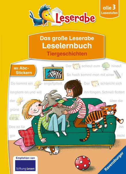 Ravensburger | Leserabe-Leselernbuch Tiergeschichten | 46070