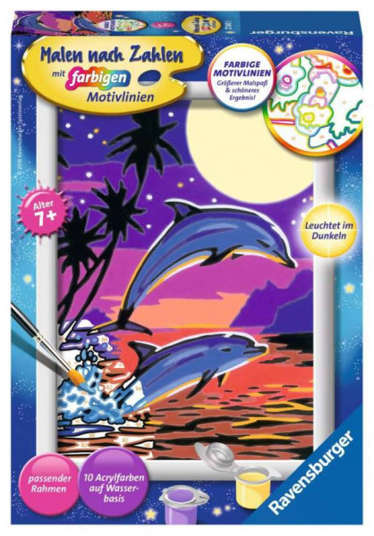 Ravensburger | Malen nach Zahlen Delfine  | 27845