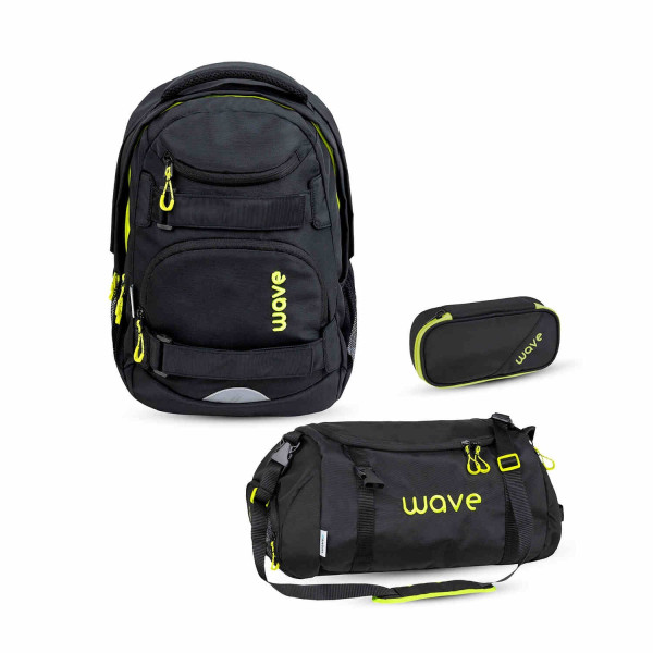Belmil | Wave Infinity Move Schulrucksack Set 3 tlg. "Bold" | 338-92/ASET-2/37