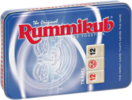 Jumbo Spiele | Original Rummikub Kompakt in Metalldose | 3817