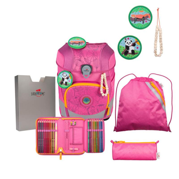Schulranzen Set | ErgoFlex Tiny ECO Set | Pink Planet