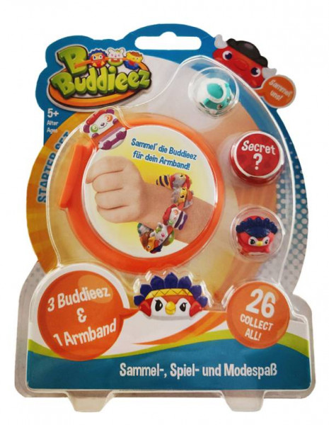 BBuddieez Blister - 3 BBuddieez und 1 Armband