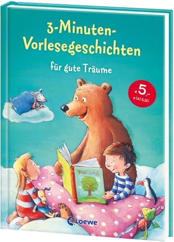 Loewe | 3-Minuten-Vorlesegeschichten f.gute Träume | 9783785580943