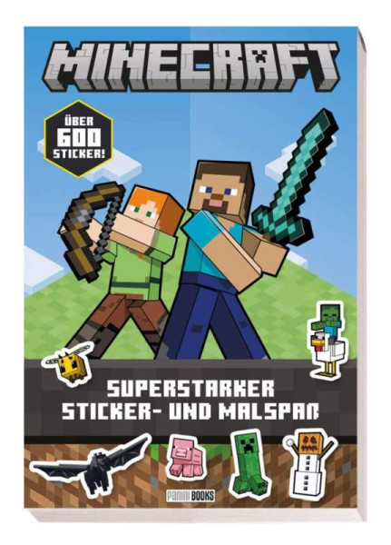 Panini Verlags GmbH | Minecraft: Superstarker Sticker- und Malspaß | Panini