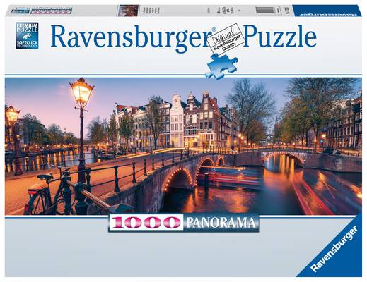 Ravensburger Puzzle | Abend in Amsterdam  | 1000 Teile