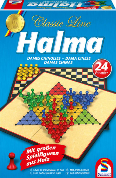 Schmidt Spiele | Classic Line Halma, mit großen Spielfiguren | 492