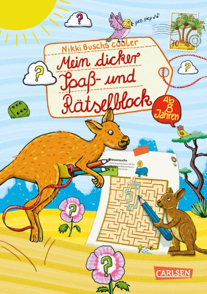 Carlsen | Rätselspaß Grundschule: Mein dicker Spaß- und Rätselblock | Busch, Nikki; Hahn, Christiane
