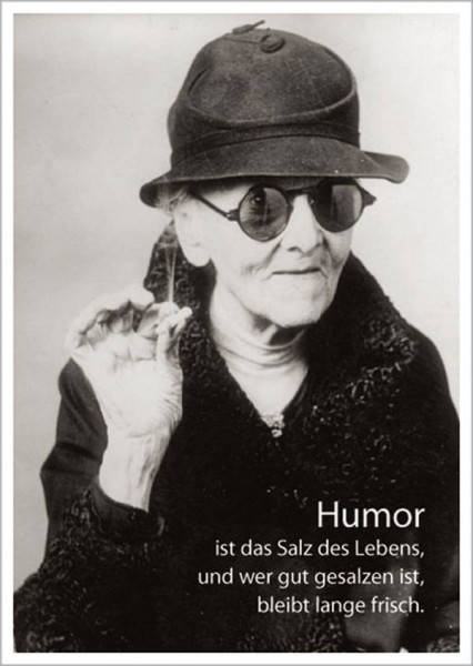 Rannenberg und Friends | Postkarte "Humor ist das Salz..."