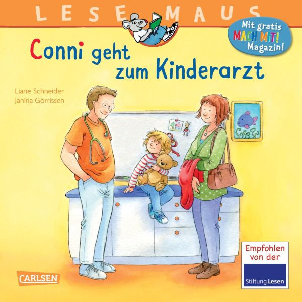 Carlsen | LESEMAUS 132: Conni geht zum Kinderarzt