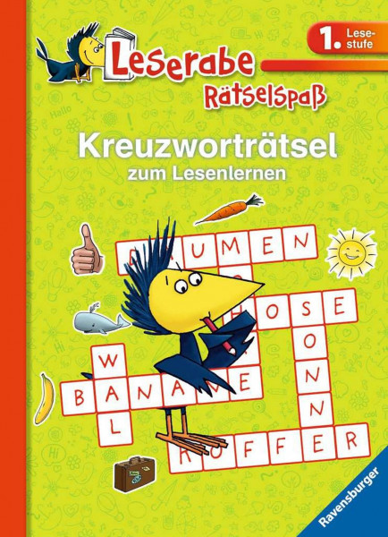 Ravensburger Buchverlag | Kreuzworträtsel zum Lesenlernen (1. Lesestufe), grün