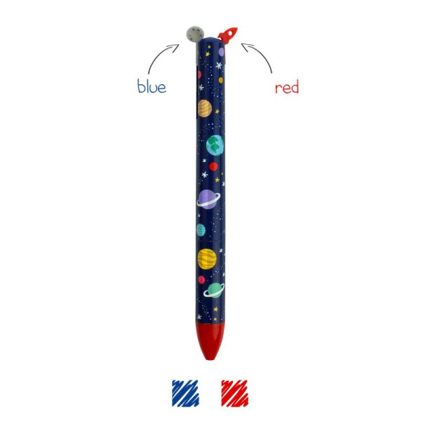 Legami | CLICK&CLACK TWO COLOR PEN- SPACE | CLICK0023