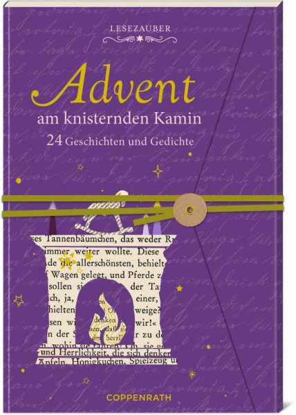 Coppenrath | Brief-Adventskalenderbuch - Advent am knisternden Kamin | 