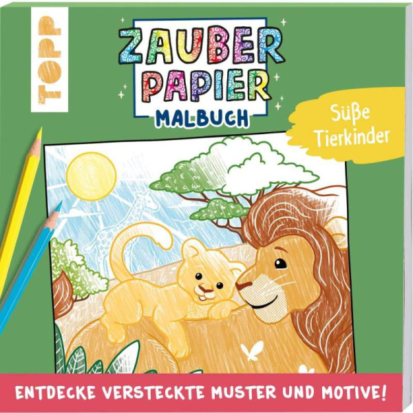 Frech | Zauberpapier Malbuch Süße Tierkinder | Pitz, Natascha