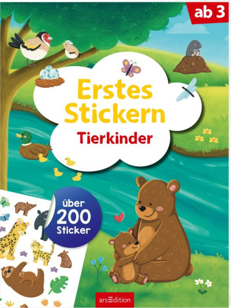arsEdition | Erstes Stickern – Tierkinder