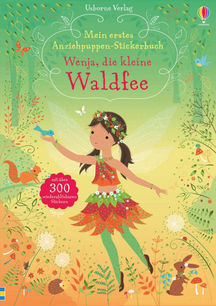 Usborne | Mein erstes Anziehpuppen-Stickerbuch: Wenja, die kleine Waldfee