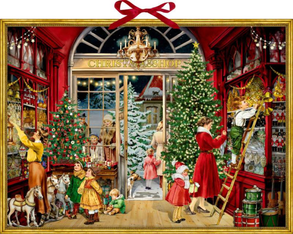 Coppenrath | Wand-Adventskalender – Nostalgischer Weihnachtsladen | 