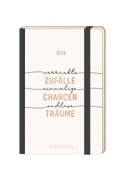 Grafik Werkstatt "Das Original" | Terminplaner LETTERART 2022 "Zufälle-Chancen-Träume"